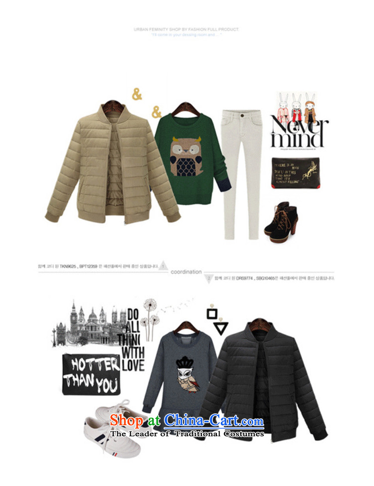 Xiang Jiang 200 catties mm2015 thick to xl female autumn and winter thick sister loose video thin cotton short baseball services 6358 jacket, black large number of pictures, prices, 5XL brand platters! The elections are supplied in the national character of distribution, so action, buy now enjoy more preferential! As soon as possible.