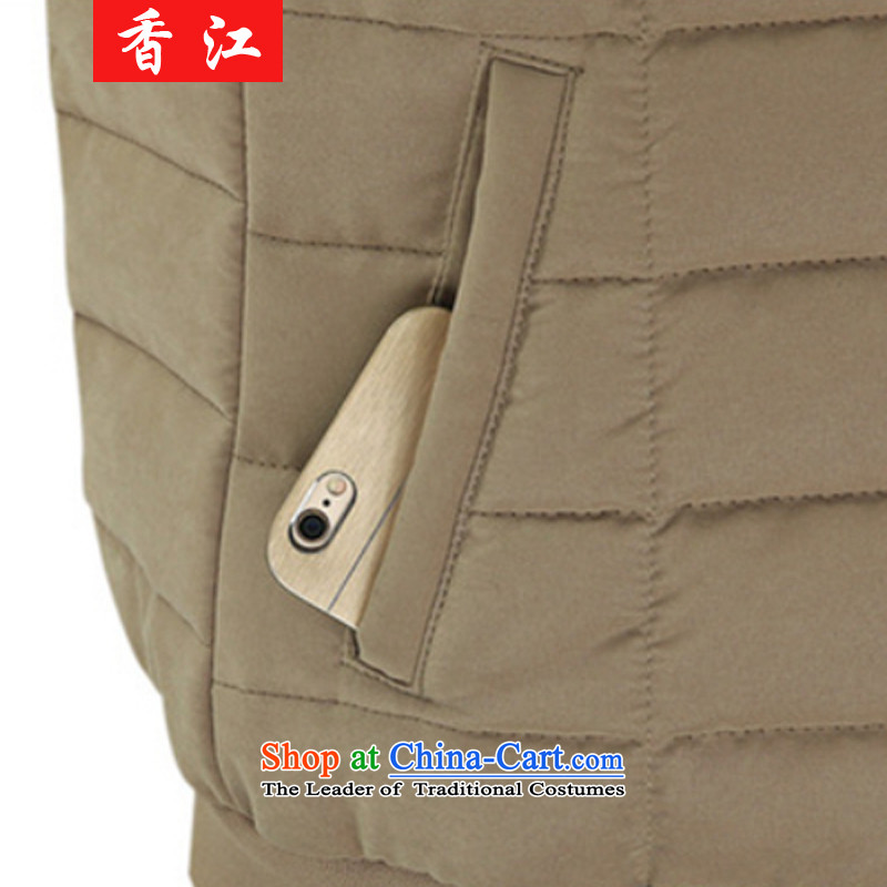 Xiang Jiang 200 catties mm2015 thick to xl female autumn and winter thick sister loose video thin cotton short baseball services 6358 jacket, black large 5XL, code Xiangjiang , , , shopping on the Internet