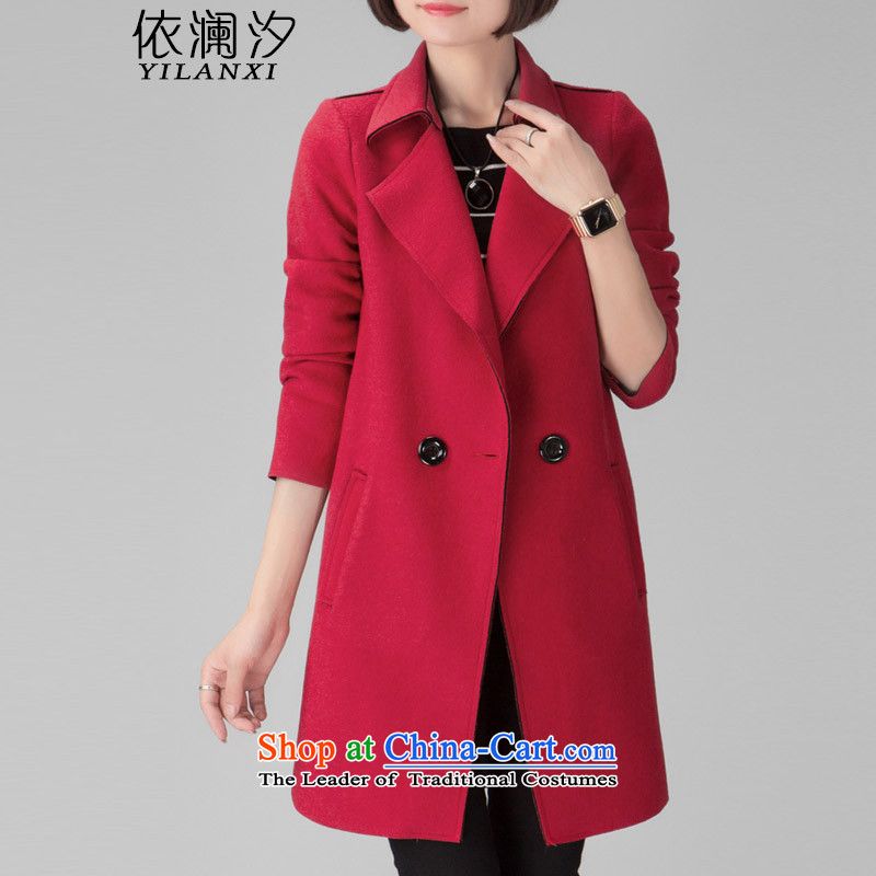 In accordance with the world gross Hsichih girls jacket? Long 2015 autumn and winter new Korean Sau San a wool coat double-Women's jacket and color 748 XL, Van Gogh Cherrie Ying (VANCHIL) , , , shopping on the Internet