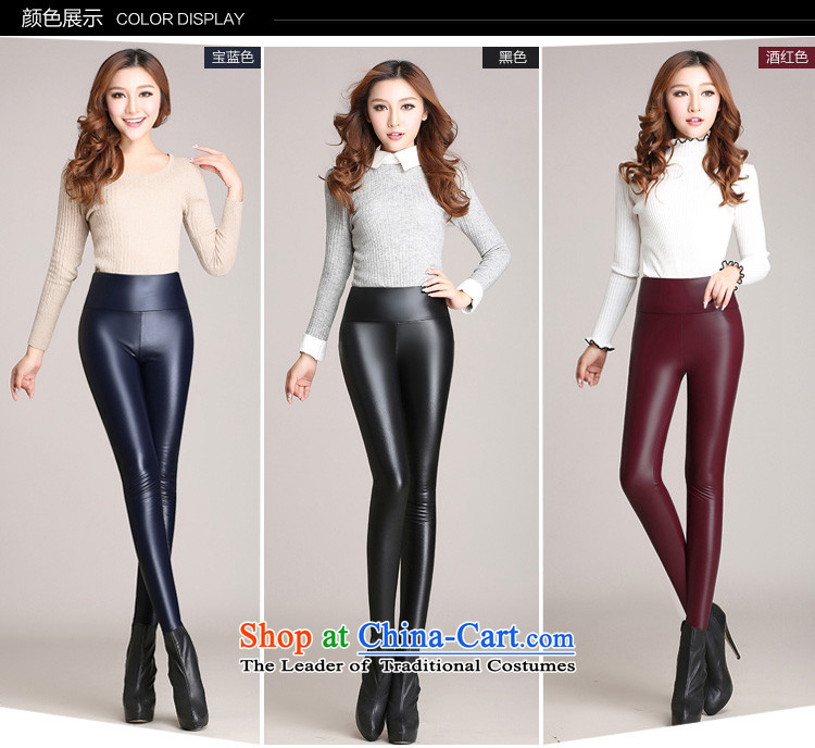 Golden Harvest large population honey economy women warm Sau San ladies pants Fall/Winter Collections Plus lint-free thick pu trousers 8318 Black large number of pictures, prices, 3XL brand platters! The elections are supplied in the national character of distribution, so action, buy now enjoy more preferential! As soon as possible.