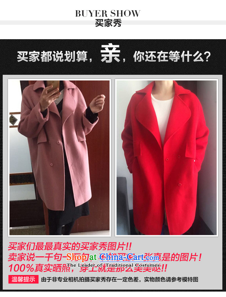 Javier cano2015 new autumn and winter Korean double-side in long wool a thick cocoon-Mao jacket coat girl and then pink M picture, prices, brand platters! The elections are supplied in the national character of distribution, so action, buy now enjoy more preferential! As soon as possible.