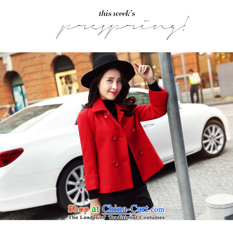 Park woke up to 2015 winter clothing new Korean straight hair? jacket stylish and simple winter coats female Red? S picture, prices, brand platters! The elections are supplied in the national character of distribution, so action, buy now enjoy more preferential! As soon as possible.