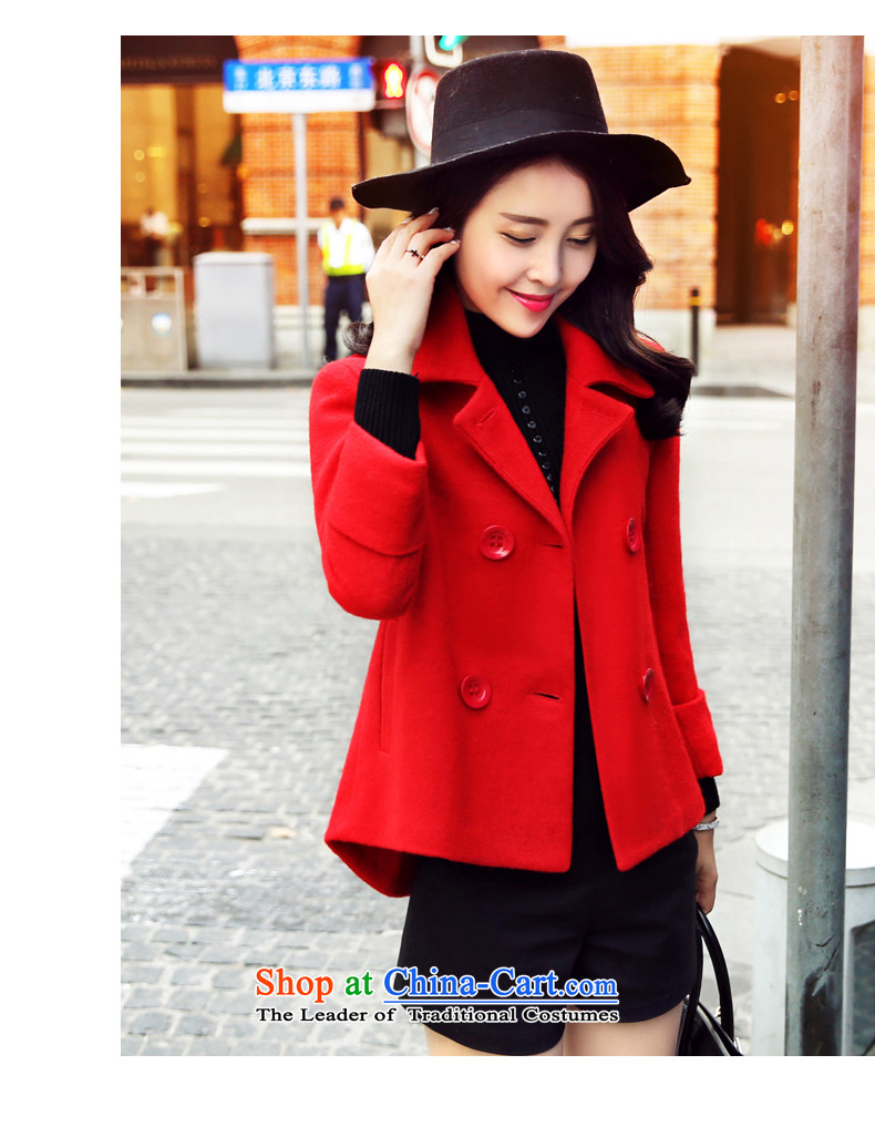 Park woke up to 2015 winter clothing new Korean straight hair? jacket stylish and simple winter coats female Red? S picture, prices, brand platters! The elections are supplied in the national character of distribution, so action, buy now enjoy more preferential! As soon as possible.