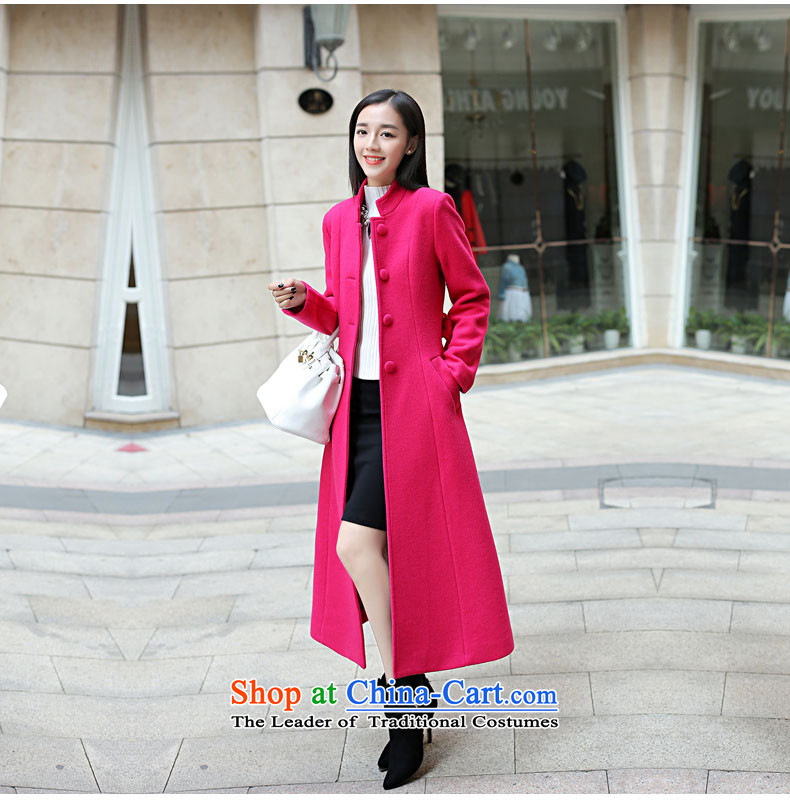 The Korean version of the population of a gross coats female long? 2015 winter clothing new extension of the knee jacket women's gross? ultra-long thick wool coat of red? L picture, prices, brand platters! The elections are supplied in the national character of distribution, so action, buy now enjoy more preferential! As soon as possible.