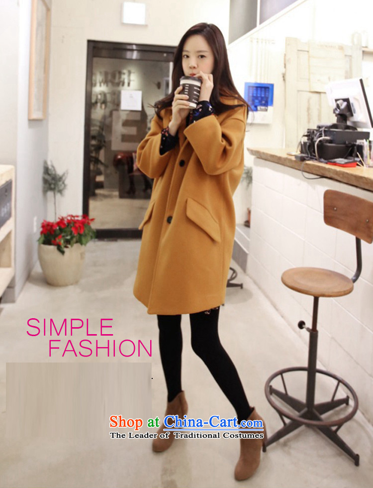 Sin has been gross? 2015 autumn and winter coats female new liberal larger jacket in Sau San long Korean gross? female shop long coats recommended wine red  L picture, prices, brand platters! The elections are supplied in the national character of distribution, so action, buy now enjoy more preferential! As soon as possible.