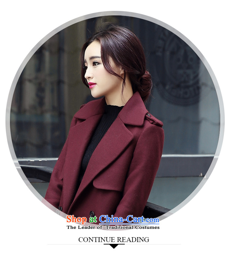 Tung Yuan Qiu load new 2015 Korean version of a wool coat cloak B310 coats of Sau San? deep red L picture, prices, brand platters! The elections are supplied in the national character of distribution, so action, buy now enjoy more preferential! As soon as possible.