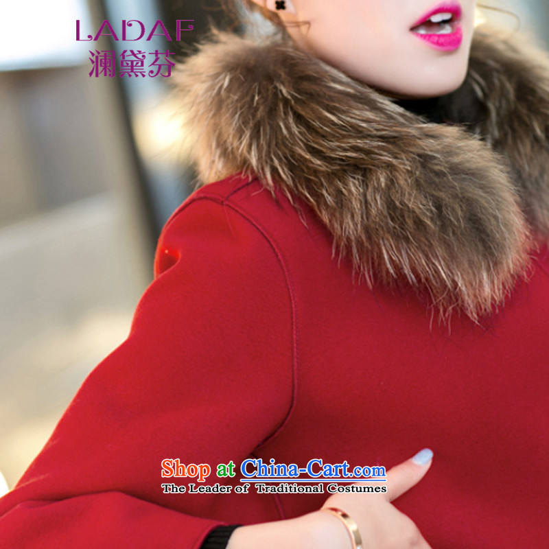 The World 2015 autumn and winter fun Doi new small Heung-thick cloak short of a jacket 738 shawl red S world Doi Fen (LANDAIFEN) , , , shopping on the Internet