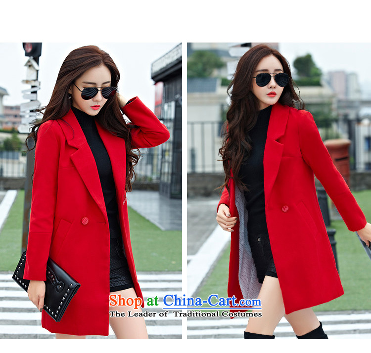 Korea Bay are 2015 autumn and winter Korean New Leisure Sau San wild attire long-sleeved solid color thick jacket coat coats female HYW8858 gross? gray M picture, prices, brand platters! The elections are supplied in the national character of distribution, so action, buy now enjoy more preferential! As soon as possible.
