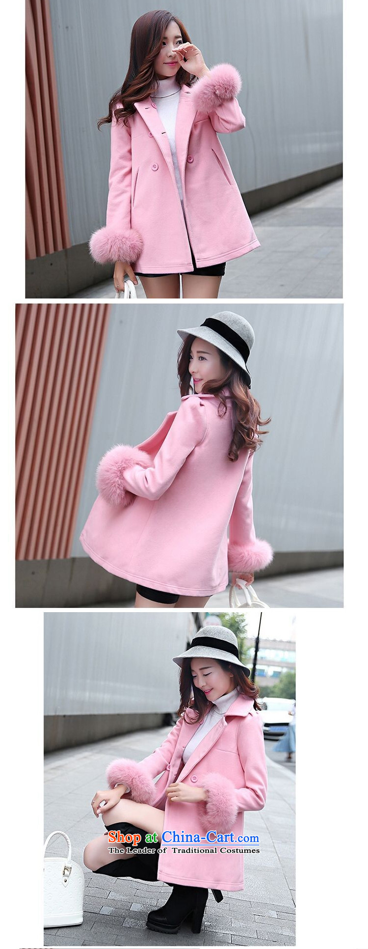 Better, Yi 2015 Fall/Winter Collections in the new long-sleeved Gross Gross fox? A Version field M8092 coats pink M picture, prices, brand platters! The elections are supplied in the national character of distribution, so action, buy now enjoy more preferential! As soon as possible.