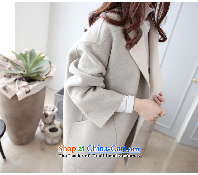 The autumn and winter new Korean loose? butted long hair for women for winter-video thin wool cocoon? coats light blue M picture, prices, brand platters! The elections are supplied in the national character of distribution, so action, buy now enjoy more preferential! As soon as possible.