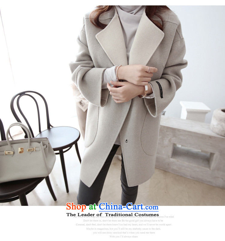 The autumn and winter new Korean loose? butted long hair for women for winter-video thin wool cocoon? coats light blue M picture, prices, brand platters! The elections are supplied in the national character of distribution, so action, buy now enjoy more preferential! As soon as possible.