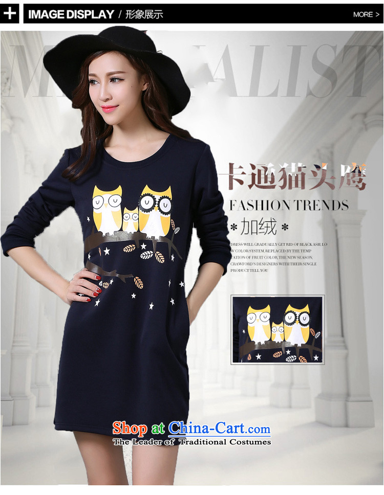 In accordance with the intention to include yi 2015 autumn and winter new plus lint-free large thick women wear long-sleeved dresses Y406 picture color pictures, prices, XXXXL brand platters! The elections are supplied in the national character of distribution, so action, buy now enjoy more preferential! As soon as possible.
