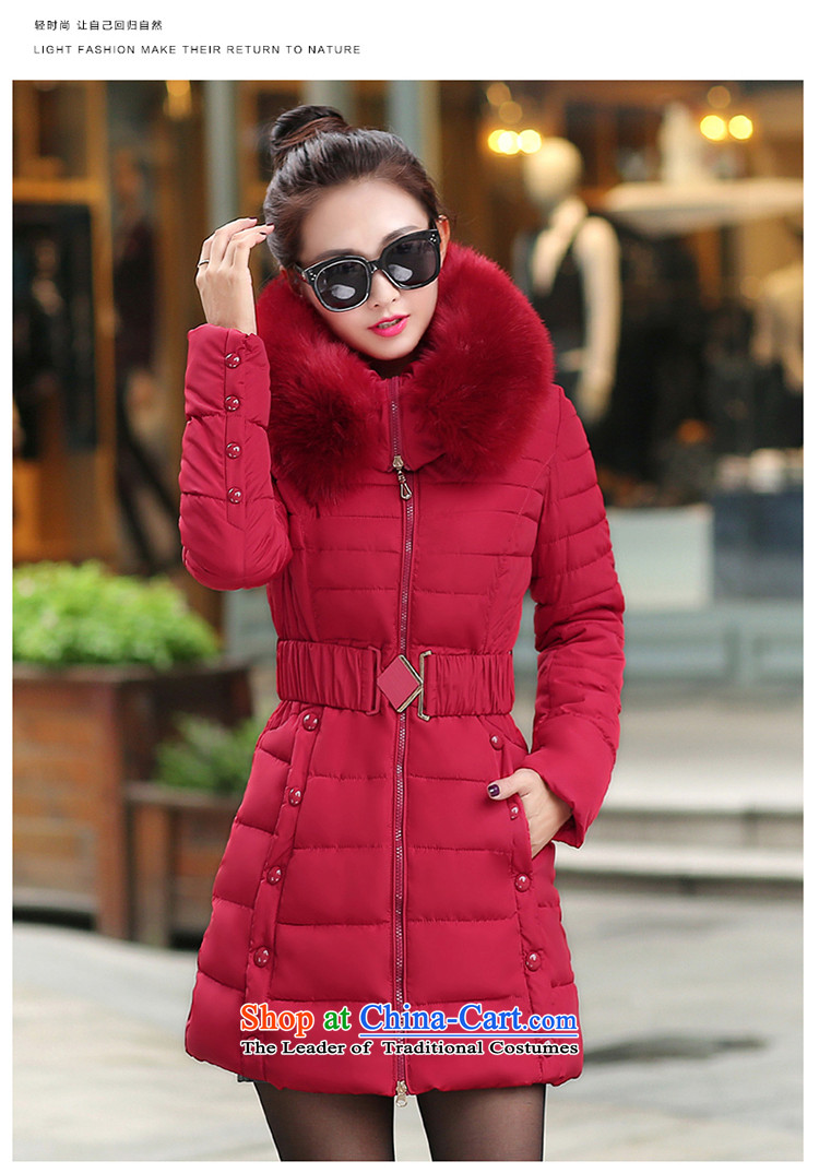 Fee for winter 2015 Millies new and old age are larger female Korean version in the Sau San long nagymaros collar with cap reinforcement downcoat female BOURDEAUX XL Photo, prices, brand platters! The elections are supplied in the national character of distribution, so action, buy now enjoy more preferential! As soon as possible.