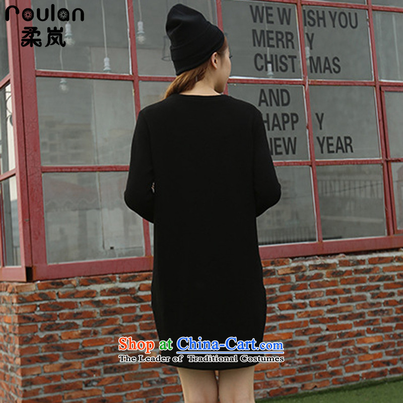 Sophie included the lint-free thick sweater cheongsams larger women 2015 Autumn and Winter Female to intensify the thick mm thin in the video long forming the Women 1350 Black 5XL, shirt Sophie sponsors (ROULAN) , , , shopping on the Internet