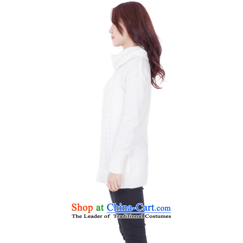 The new trendy honeys2015 winter pure color high-collar long sweater 605-31-9620 ivory 1 s,honeys,,, shopping on the Internet