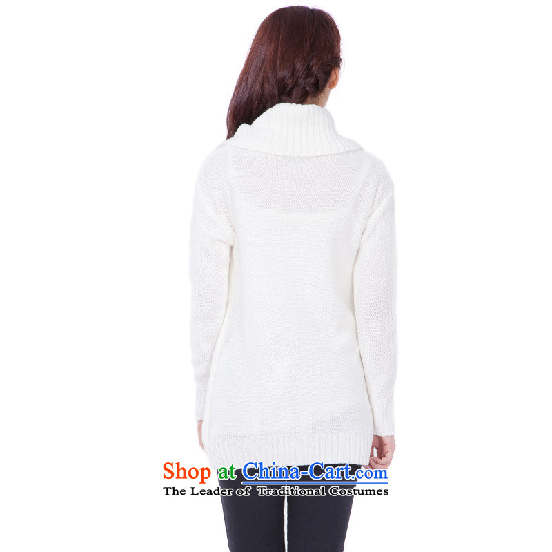 The new trendy honeys2015 winter pure color high-collar long sweater 605-31-9620 ivory 1 s,honeys,,, shopping on the Internet