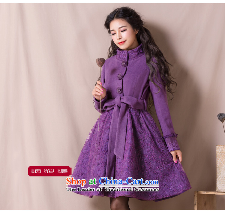 Fireworks ironing 2015 winter decorated new women's body Lace Embroidery strain sweet graphics thin hair? jacket flowers purple L 30 days pre-sale prices, pictures, brand platters! The elections are supplied in the national character of distribution, so action, buy now enjoy more preferential! As soon as possible.
