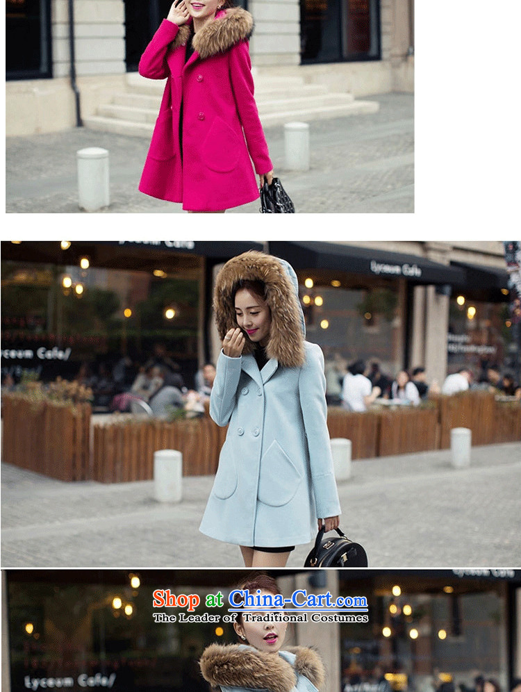 Yi Jin (epcen products) 015 new Korean version of winter in long coats NRJ8868 gross? Blue M picture, prices, brand platters! The elections are supplied in the national character of distribution, so action, buy now enjoy more preferential! As soon as possible.