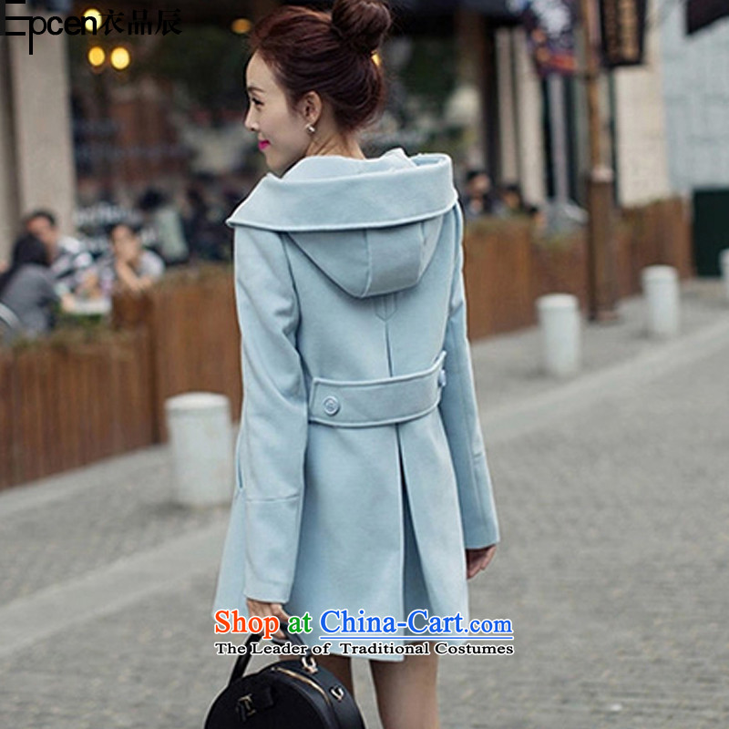 Yi Jin (epcen products) 015 new Korean version of winter in long coats NRJ8868 gross? M Yi No. 73 e blue (epcen) , , , shopping on the Internet