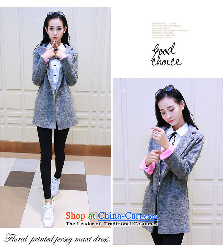 Thousands of 2015 Fall/Winter Collections with the new Korean girl in gross? coats of gross? a wool coat female jacket Gray L picture, prices, brand platters! The elections are supplied in the national character of distribution, so action, buy now enjoy more preferential! As soon as possible.