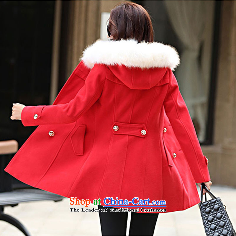 The nest products gross? Version Korean female coats of larger gross jacket female (equipped? removable gross) Red , L, nest products , , , shopping on the Internet