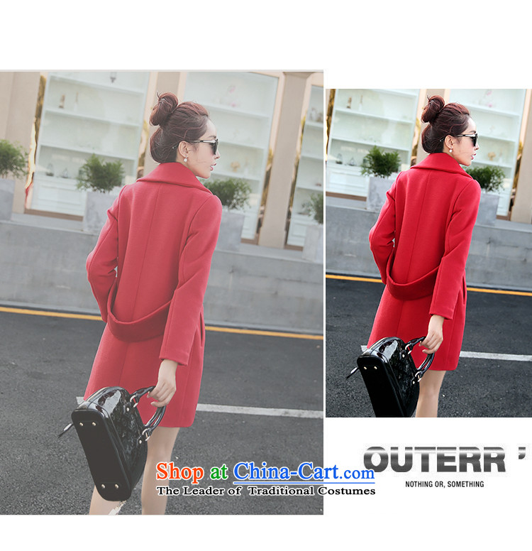 Pure Sze 2015 autumn and winter new Korean female jacket? gross a wool coat female Sau San Mao? girls coats of khaki S picture, prices, brand platters! The elections are supplied in the national character of distribution, so action, buy now enjoy more preferential! As soon as possible.