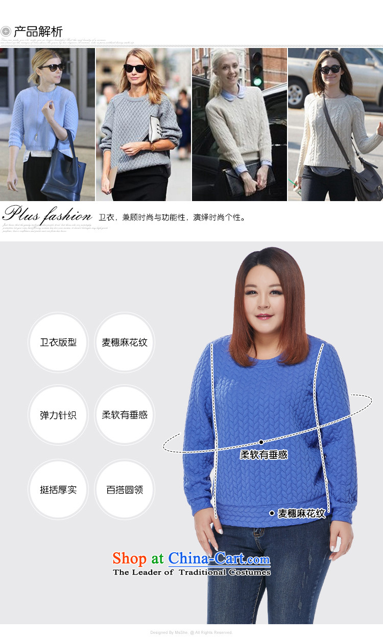 Large msshe women 2015 new winter wheat-round-neck collar jacquard wild thick MM thick 11035 movement sweater blue , prices, picture 4XL brand platters! The elections are supplied in the national character of distribution, so action, buy now enjoy more preferential! As soon as possible.