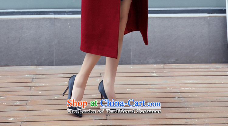 The Korean version of the 2015 autumn and winter coats gross New girl? long loose wine red M picture, prices, brand platters! The elections are supplied in the national character of distribution, so action, buy now enjoy more preferential! As soon as possible.