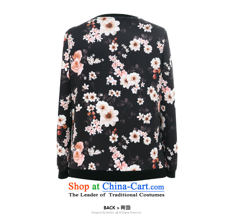 Msshe xl women 2015 new winter clothing thick MM Air layer fashion clothing was 11,079 black toner 6XL flower picture, prices, brand platters! The elections are supplied in the national character of distribution, so action, buy now enjoy more preferential! As soon as possible.