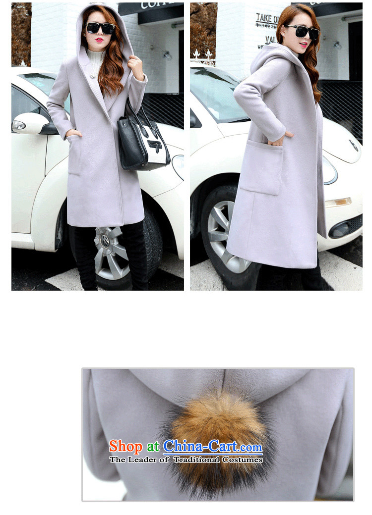 Pure color in long cap gross gray coat? M picture, prices, brand platters! The elections are supplied in the national character of distribution, so action, buy now enjoy more preferential! As soon as possible.