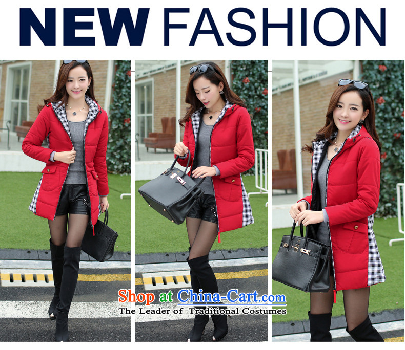 To increase women's xxxxl oversized jacket coat 220 catties code thick mm thick winter clothing feather mei cotton coat extra-long version Korean jacket services red 5xl picture, prices, brand platters! The elections are supplied in the national character of distribution, so action, buy now enjoy more preferential! As soon as possible.