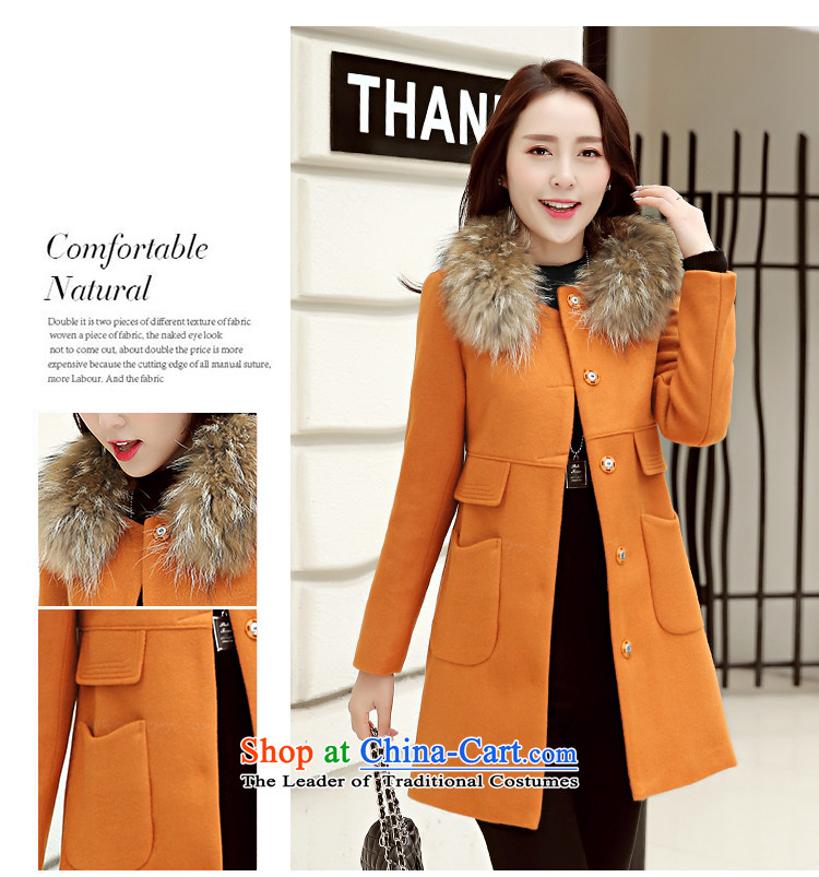 Yan Yip is gross? 2015 winter coats female new Korean fashion for the Korean version of real gross in Sau San gross? coats long golden L pictures, female price, brand platters! The elections are supplied in the national character of distribution, so action, buy now enjoy more preferential! As soon as possible.