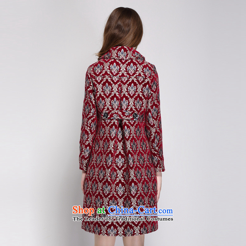 Consideration of autumn and winter 2015 Elizabeth dyed jacquard knocked colors color pictures? coats 15305 , L, consideration Lisa (LISHA) , , , shopping on the Internet