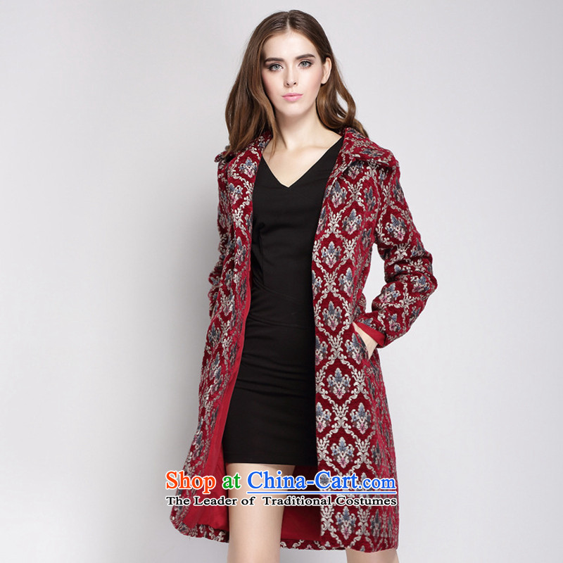 Consideration of autumn and winter 2015 Elizabeth dyed jacquard knocked colors color pictures? coats 15305 , L, consideration Lisa (LISHA) , , , shopping on the Internet