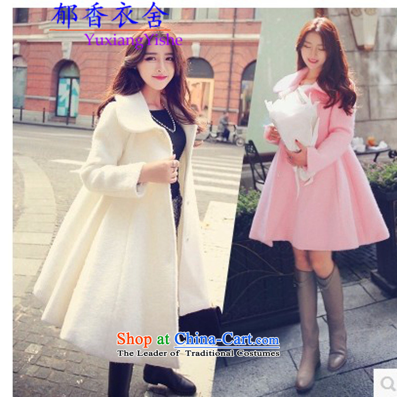 Yu Xiang Yi Dag Hammarskjöld 2015 winter clothing western temperament aristocratic A water drilling dolls collar gross pink jacket coat? S, Yu Heung-yi (YUXIANGYISHE) , , , shopping on the Internet