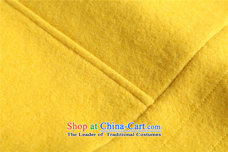 Yu Xiang Yi Dag Hammarskjöld 2015 winter cocoon-thick Cashmere wool coat in the medium to long term? a wool coat yellow S picture, prices, brand platters! The elections are supplied in the national character of distribution, so action, buy now enjoy more preferential! As soon as possible.