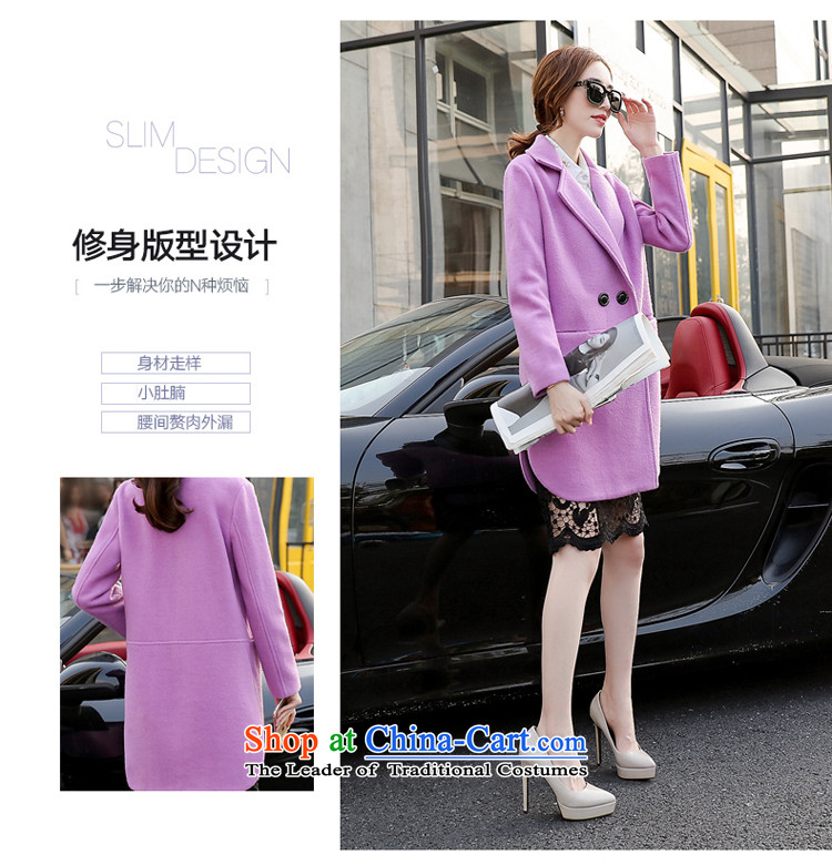 Sin has 2015 autumn and winter new Korean girl in gross? jacket long thin thick wool Sau San video a wool coat RED M picture, prices, brand platters! The elections are supplied in the national character of distribution, so action, buy now enjoy more preferential! As soon as possible.