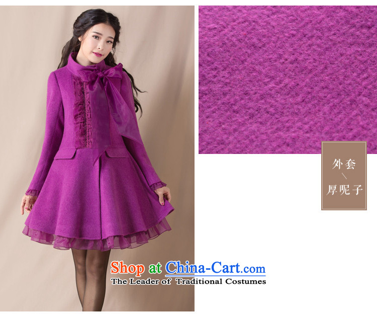 Fireworks Hot Winter 2015 new women's temperament with a thin hair so Sau San video jacket coat Zi Teng Town Hall from purple XXL pre-sale 25 days pictures, prices, brand platters! The elections are supplied in the national character of distribution, so action, buy now enjoy more preferential! As soon as possible.
