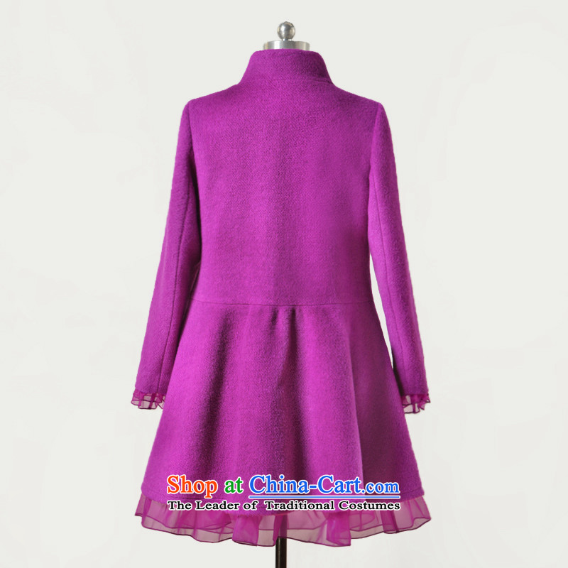 Fireworks Hot Winter 2015 new women's temperament with a thin hair so Sau San video jacket coat Zi Teng Town Hall from purple XXL pre-sale 25 days, fireworks iron , , , shopping on the Internet
