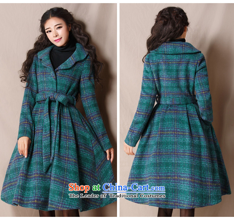 Fireworks Hot Winter 2015 new women's body in a compartment literary decorated long coats gross? and bar in blue-green jacket XXXL 30 days pre-sale prices, pictures, brand platters! The elections are supplied in the national character of distribution, so action, buy now enjoy more preferential! As soon as possible.