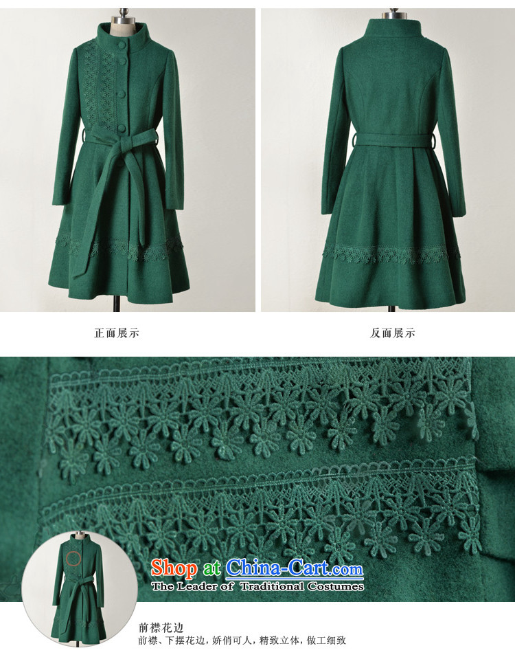 Fireworks Hot Winter 2015 new women's solid color graphics thin hair temperament Sau San Jacket coat bathing in the wind? green S picture, prices, brand platters! The elections are supplied in the national character of distribution, so action, buy now enjoy more preferential! As soon as possible.