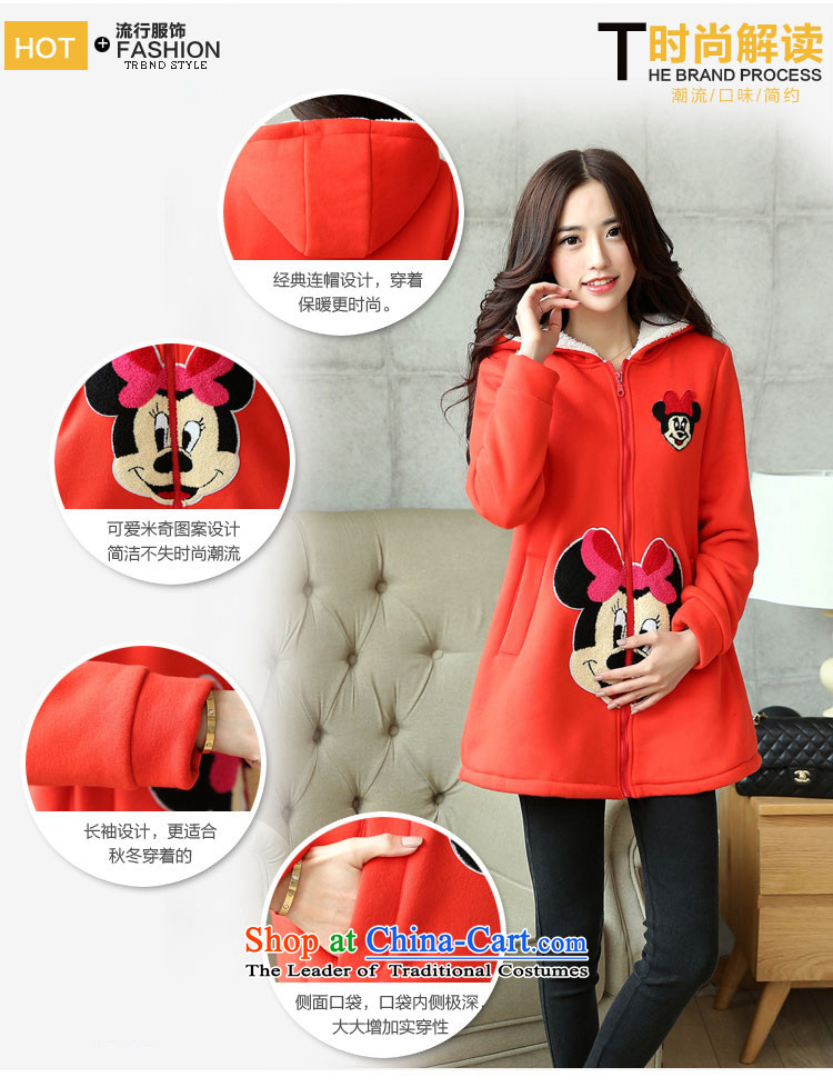 Elisabeth wa girls who enter into card thick graphics thin for women large jacket 2015 XL female autumn stylish blouses cap load to increase lint-free thick cotton coat 8927 Women's navy XXL suitable for 140 to 165 catties of Fat Fat Picture, prices, brand platters! The elections are supplied in the national character of distribution, so action, buy now enjoy more preferential! As soon as possible.