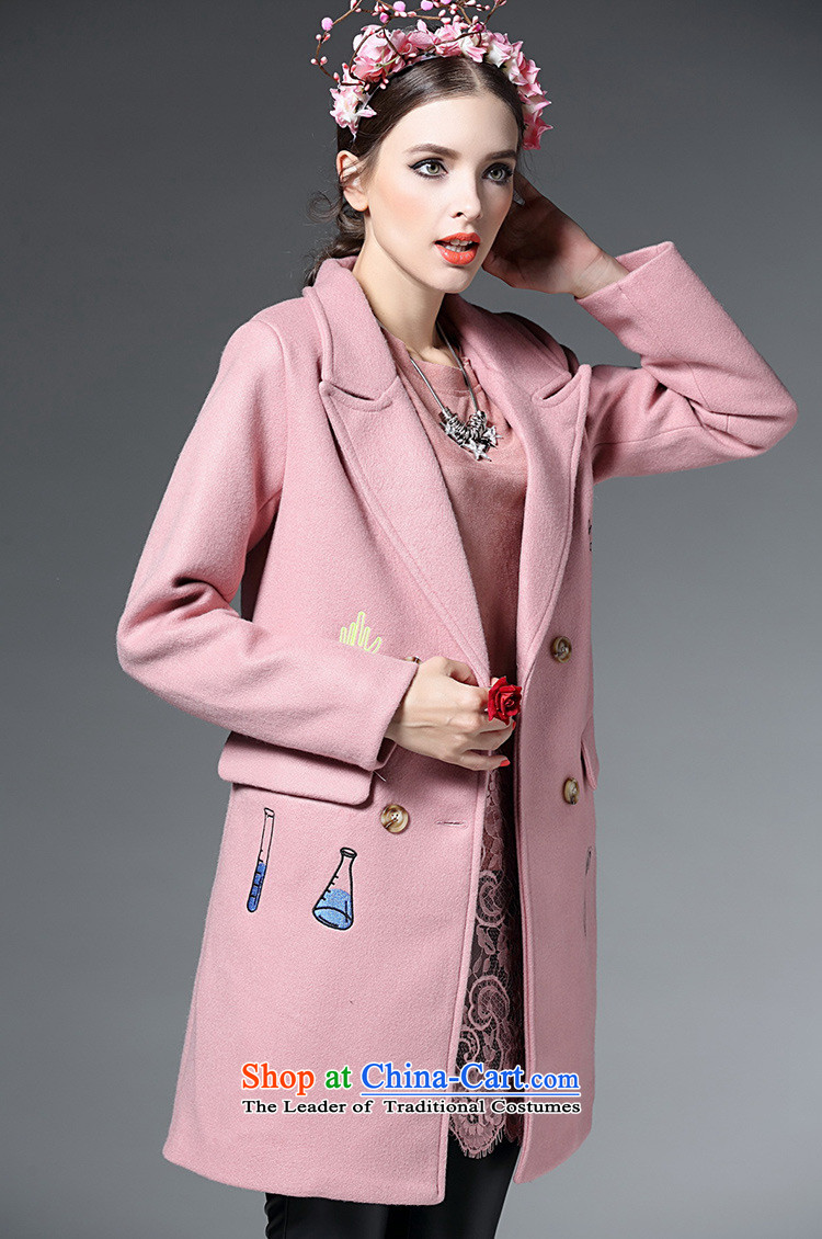 In accordance with the Diagram 2015 songs autumn and winter new western style lapel cartoon embroidery long wool coat jacket female A51333? orange M picture, prices, brand platters! The elections are supplied in the national character of distribution, so action, buy now enjoy more preferential! As soon as possible.