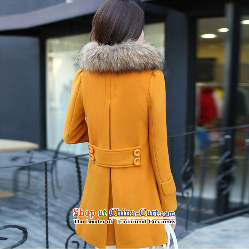 The chin 2015 winter clothing new large Korean female coat? gross in Sau San long double-led a jacket gross cotton Plus - ore of the M Wong (BENQIAN) , , , shopping on the Internet