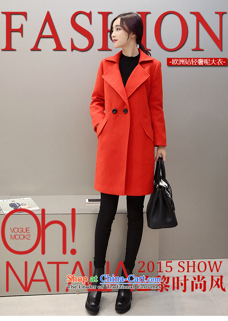 Min-winter new Korean long in Sau San wool a wool coat thick hair loose female red jacket? XL Photo, prices, brand platters! The elections are supplied in the national character of distribution, so action, buy now enjoy more preferential! As soon as possible.