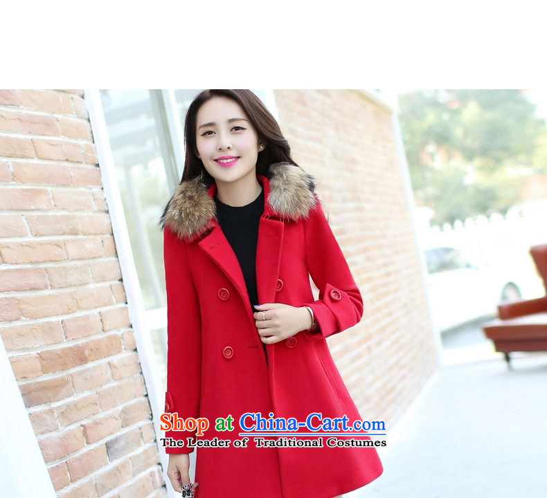 Pak Shing the 2015 New Women's Korea version of large numbers of Sau San for Gross Gross? In coats of autumn and winter red XL Photo, prices, brand platters! The elections are supplied in the national character of distribution, so action, buy now enjoy more preferential! As soon as possible.