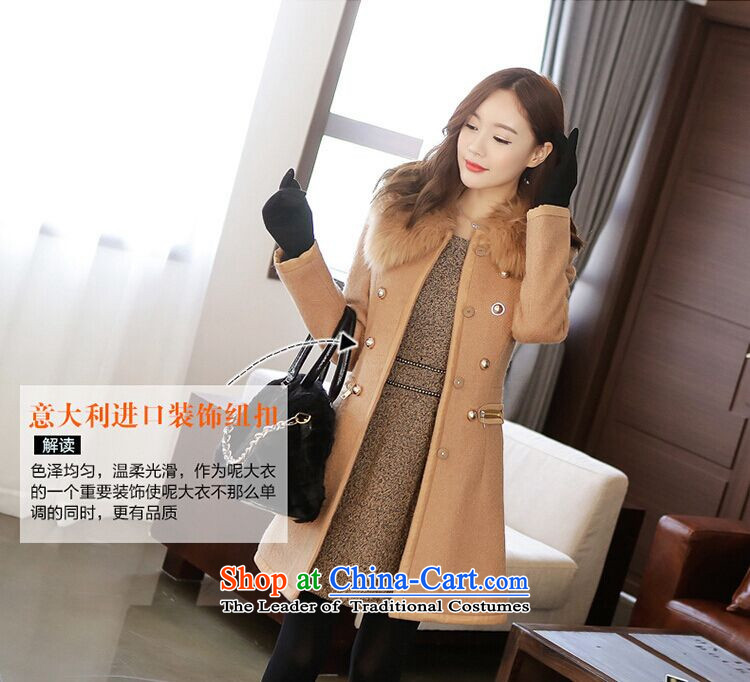 Tang Sheikh new products for winter 2015 dual row is long sheep a wool coat female gross for Korean windbreaker Sau San? jacket female 6211 gross and color L photo, prices, brand platters! The elections are supplied in the national character of distribution, so action, buy now enjoy more preferential! As soon as possible.