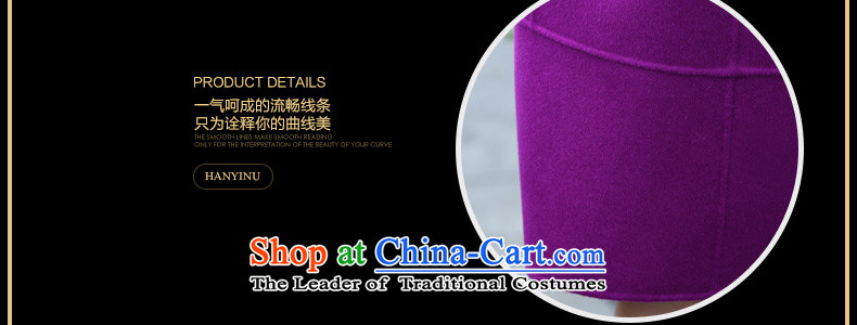 Yi Millies 2015 Autumn replacing the new Korean version of double-side in Sau San long thick hair? jacket female 8202 violet XL Photo, prices, brand platters! The elections are supplied in the national character of distribution, so action, buy now enjoy more preferential! As soon as possible.