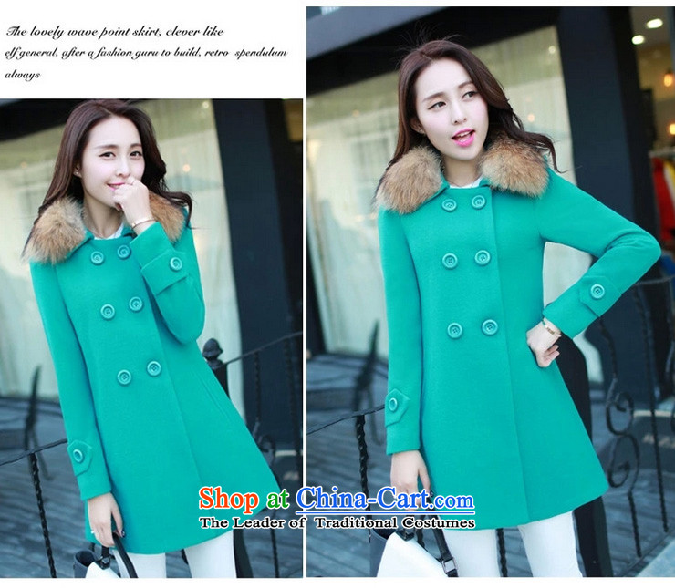 The autumn and winter new gross girls jacket? Long Nagymaros collar Korean windbreaker winter coats that a plush coat stylish pink? S picture, prices, brand platters! The elections are supplied in the national character of distribution, so action, buy now enjoy more preferential! As soon as possible.
