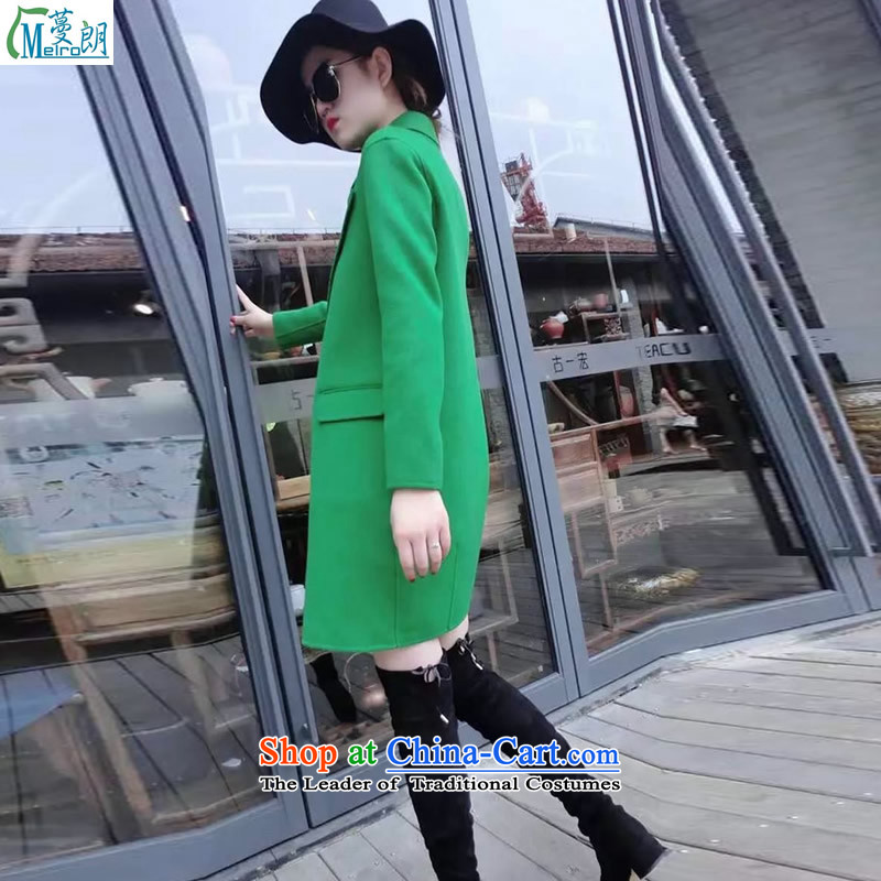 The Yuen Long Station 2015 Europe overgrown with OSCE in the autumn of new women's winter coats fall new products? In coats wool long green XL, Overgrown Tomb melro Yuen Long () , , , shopping on the Internet